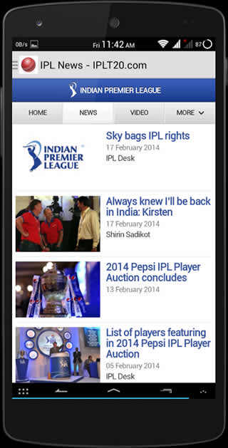 Cricket IPL 2014 screenshot 2