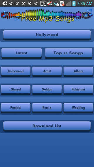 Free MP3 Songs screenshot 1