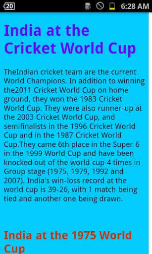 Cricket Worldcup-2015 screenshot 5
