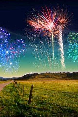 3D FireWorks Live Wallpaper скриншот 2