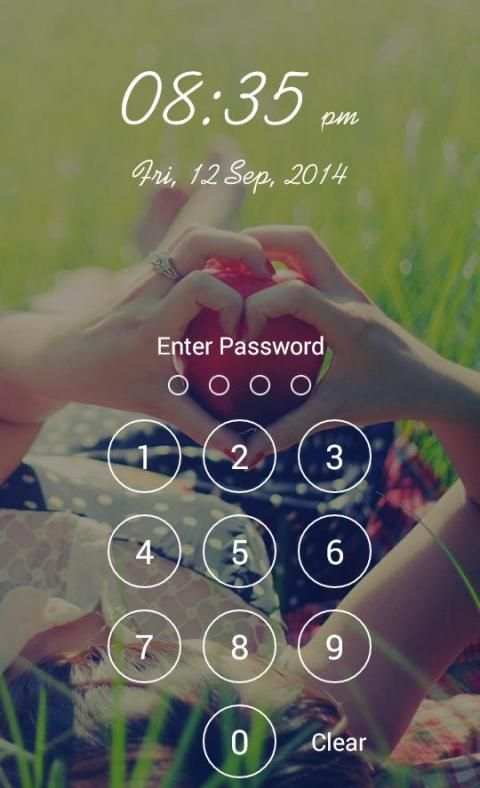 Keypad Lock Screen स्क्रीनशॉट 6