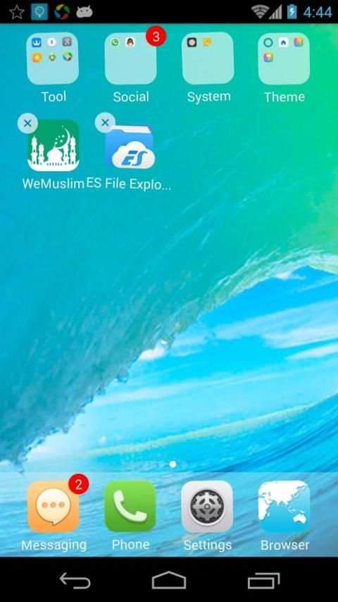 OS9 Launcher theme screenshot 1