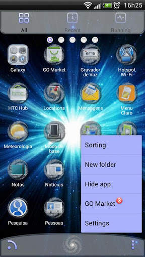 Galaxy GO Launcher Theme screenshot 4