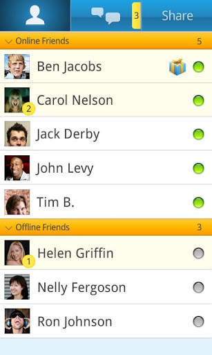 fTalk: Facebook chat on the go screenshot 2