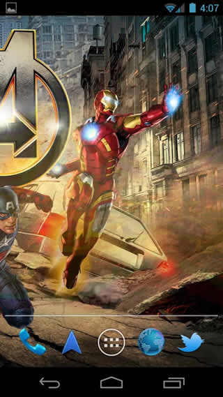 The Avengers Live Wallpaper screenshot 3