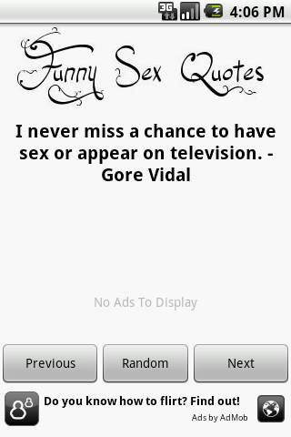 Funny Sex Quotes screenshot 2