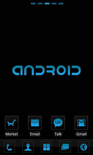 Cool Blue Theme GO Launcher EX screenshot 2