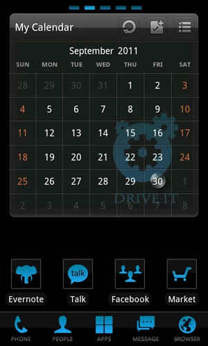 Cool Blue Theme GO Launcher EX screenshot 4