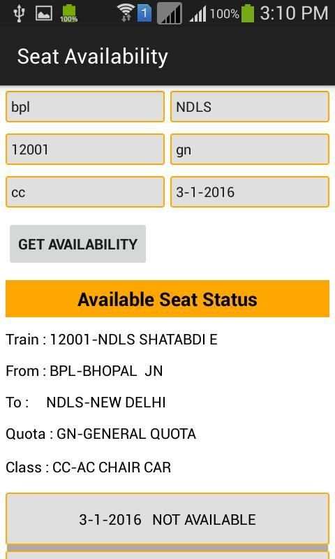 Indian Rail T&T screenshot 3