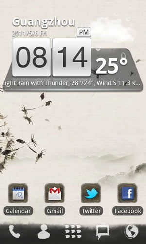 Ink Theme GO Launcher EX screenshot 1