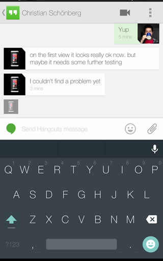 Android L Keyboard screenshot 2