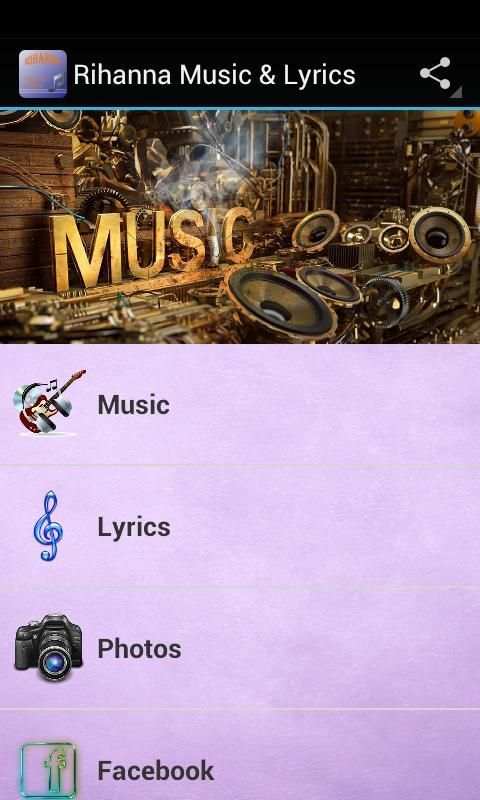 Rihanna Music & Lyrics 3 تصوير الشاشة