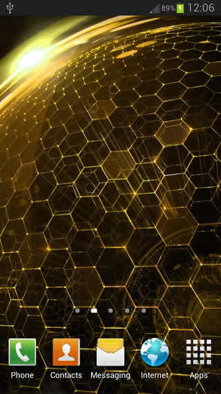 Droid DNA Live Wallpaper 3 تصوير الشاشة