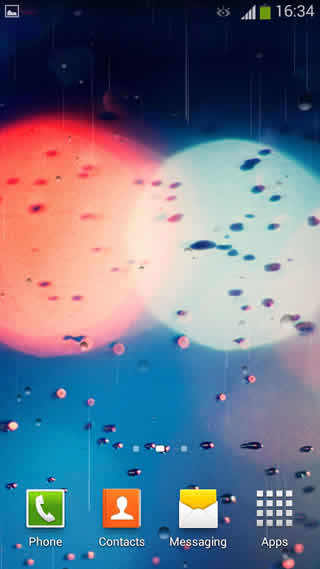 Rain On Glass Live Wallpaper screenshot 1