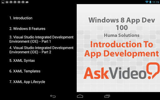 Windows 8 App Dev 100 screenshot 2