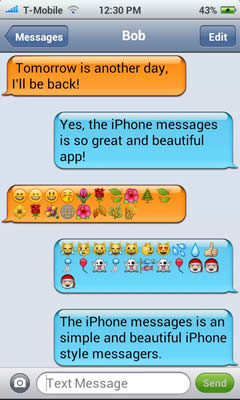 iPhone Messages screenshot 4