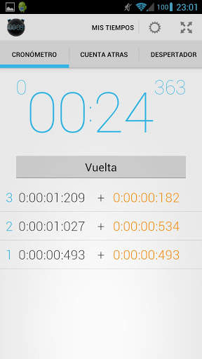 Stopwatch, timer &amp; alarm screenshot 3