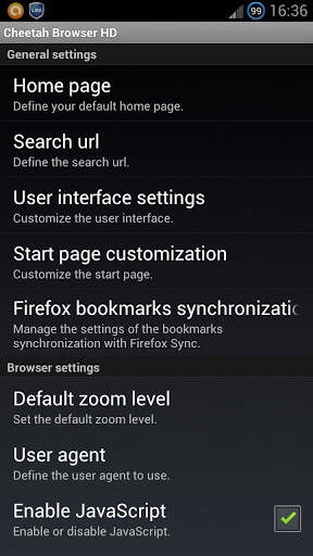 Cheetah Browser HD FREE screenshot 4