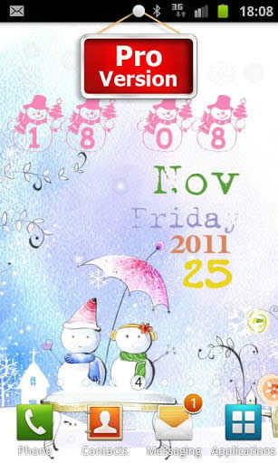 Merry Christmas Live Wallpaper 2 تصوير الشاشة