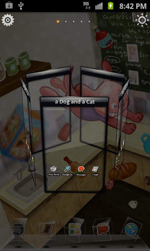 Rabbit Launcher 3D Home Theme screenshot 5