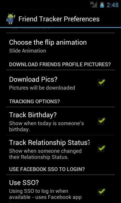 Friend Tracker (Facebook) screenshot 2