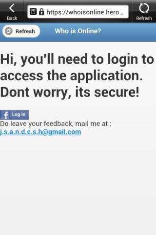 Who is Online on Facebook screenshot 2