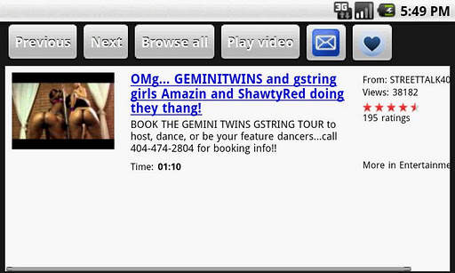 Sexy thong girls videos screenshot 4