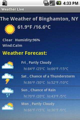 Weather Live screenshot 2