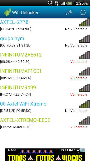 Wifi Unlocker screenshot 1
