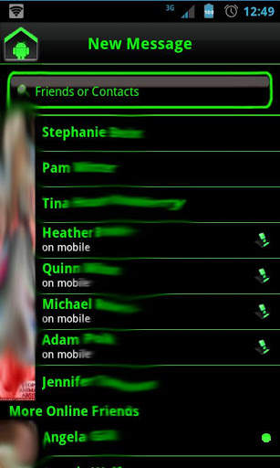 Green Socialize 4 FB Messenger screenshot 5