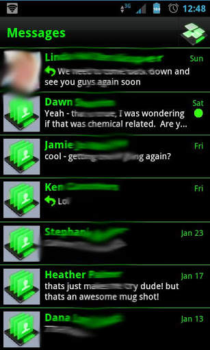 Green Socialize 4 FB Messenger screenshot 2