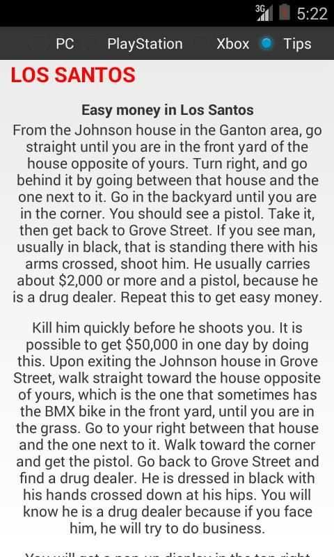 GTA San Andreas Cheats screenshot 1