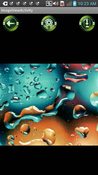 Rain Water Theme Wallpaper screenshot 2
