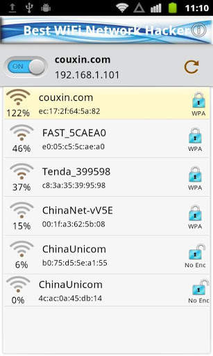 Best WiFi Network Hacker screenshot 1