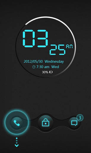 Cyrix GO Locker Theme 5 تصوير الشاشة