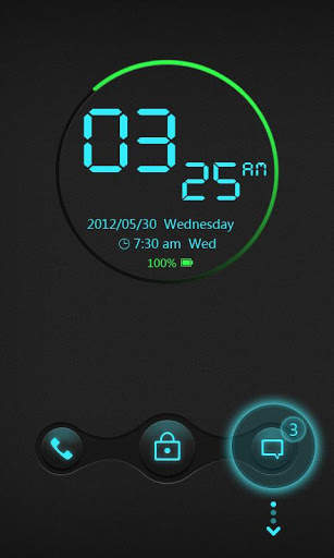 Cyrix GO Locker Theme 4 تصوير الشاشة