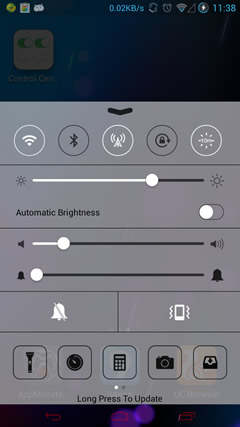 Control Center - iOS 7 Style screenshot 1