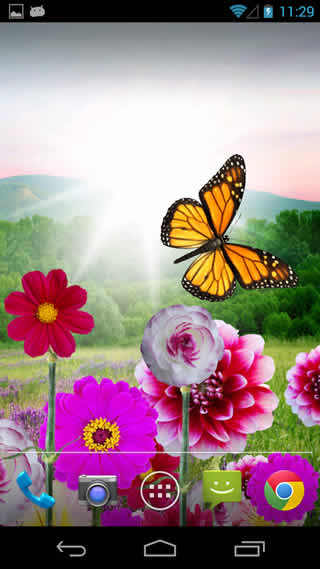 Flowers HD LWP screenshot 2