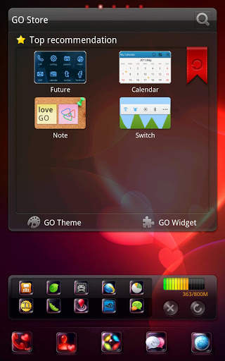 Love,Love go launcher EX theme screenshot 5