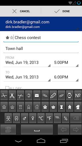 Symbol Keyboard screenshot 2