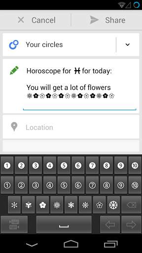 Symbol Keyboard screenshot 3