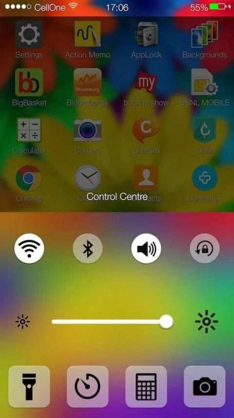 Titan os 9 Launcher I6 tema screenshot 2
