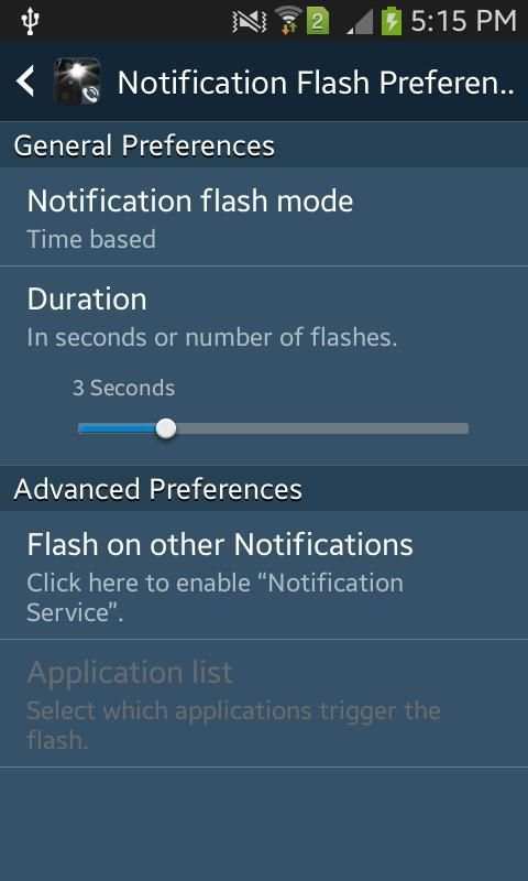 Call Flash Light App स्क्रीनशॉट 1