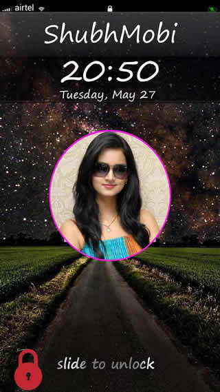 My Name lockscreen screenshot 1