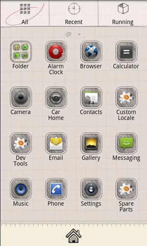 Sketch Theme GO Launcher EX screenshot 3