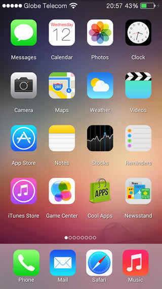 iOS 7 Launcher screenshot 2