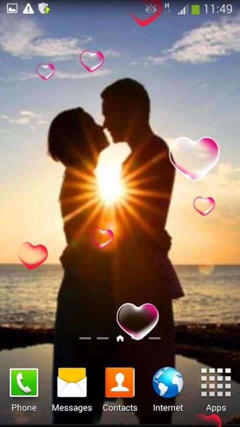 Romantic Live Wallpaper screenshot 4