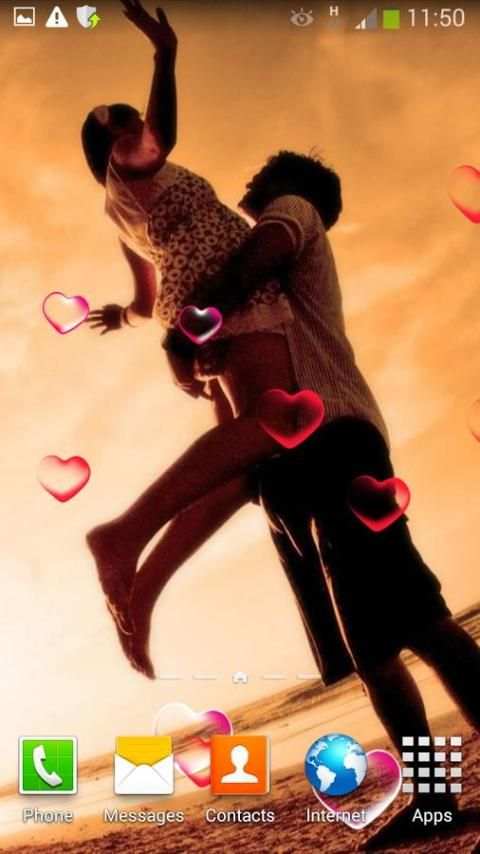 Romantic Live Wallpaper screenshot 3