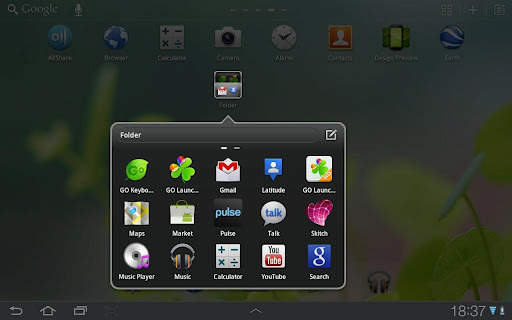 GO Launcher HD for Pad screenshot 4