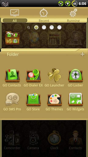 Vintage GO Launcher Theme screenshot 5